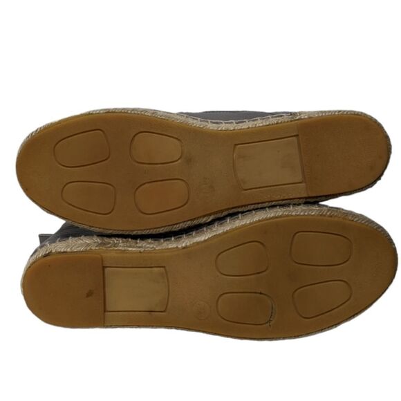 VINCE Ronan Slip-On Leather Espadrilles 7 - Picture 10 of 11